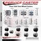 Service Caster 2-3/8'' Gray Floor Safe Twin Wheel Casters 7/16 Grip Ring Stem, 5PK SCC-GR02S60-TPR-GRY-716176-5 - alternate 2